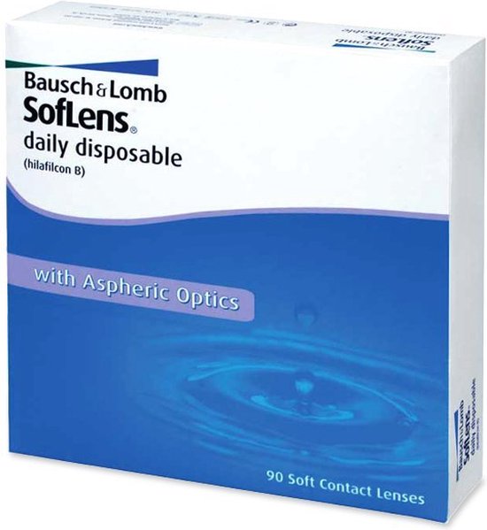 Soflens Daily Disposable [90 pièces] S +1.00 (jetable par jour) - lentilles de contact