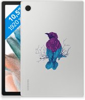 Hoesje Samsung Galaxy Tab A8 2021 Tablet Back Cover Merel met transparant zijkanten