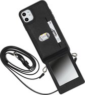 Hama Cross-body-cover Mirror Voor Apple IPhone 12 Mini Zwart