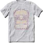 70 Jaar Legendarisch Gerijpt T-Shirt | Bordeauxrood - Ivoor | Grappig Verjaardag Cadeau | Dames - Heren | - Licht Grijs - Gemaleerd - XXL