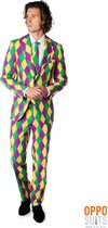 OppoSuits Harleking - Mannen Kostuum - Gekleurd - Carnaval - Maat 52