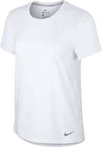 Nike Run Top SS Sportshirt Dames - Maat S