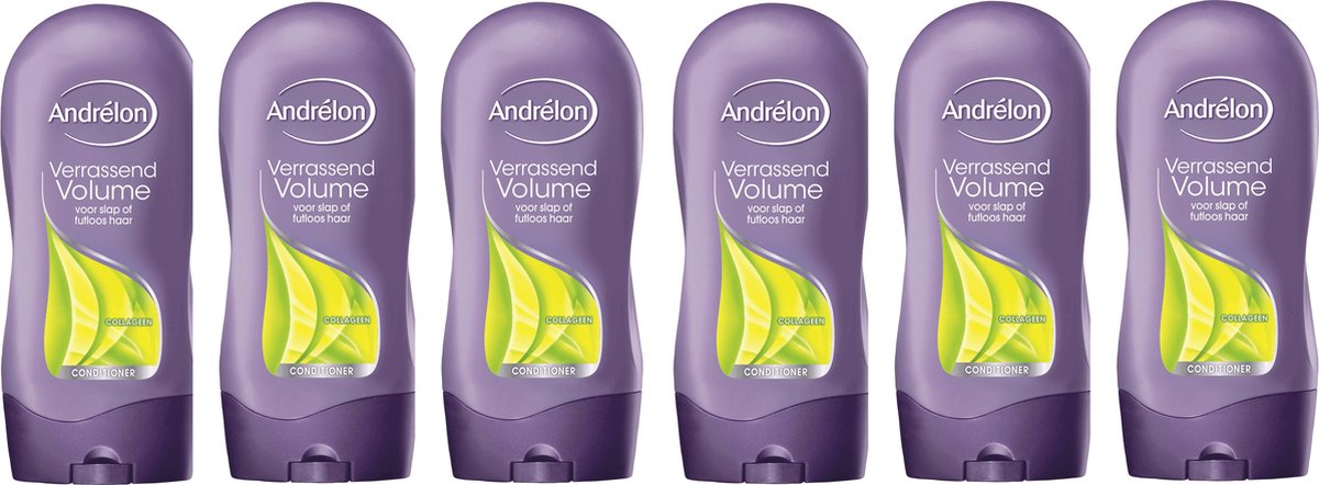 Andrelon-Verrassend Volume-Voordeelverpakking-6x300 ML-Conditioner-crèmespoeling- Andrélon Classic-Futloos haar