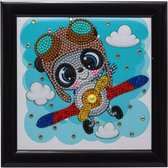 Craft Buddy Crystal Art Vliegende Panda