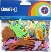 Create IT Hobbyset Foam Dieren 64 Stuks