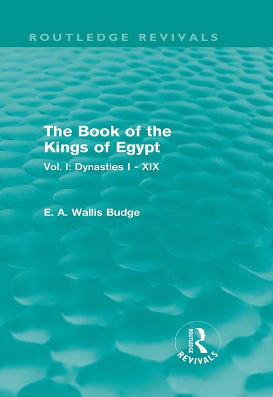 The Book of the Kings of Egypt - Vol. I - cover