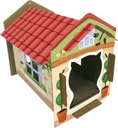 ! KATTENHUIS VILLA KLEUR 42X35X50CM