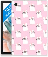 Tablethoesje met foto Samsung Galaxy Tab A8 2021 TPU Case Sleeping Cats met doorzichte zijkanten