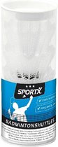 SportX 3 Badmintonshuttles Wit