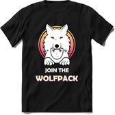 Saitama T-Shirt | Wolfpack Crypto ethereum Heren / Dames | bitcoin munt cadeau - Zwart - 3XL