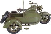Decoratie Miniatuur Motor 31*19*17 cm Groen Ijzer, Kunststof Miniatuur Auto Decoratie Modelauto