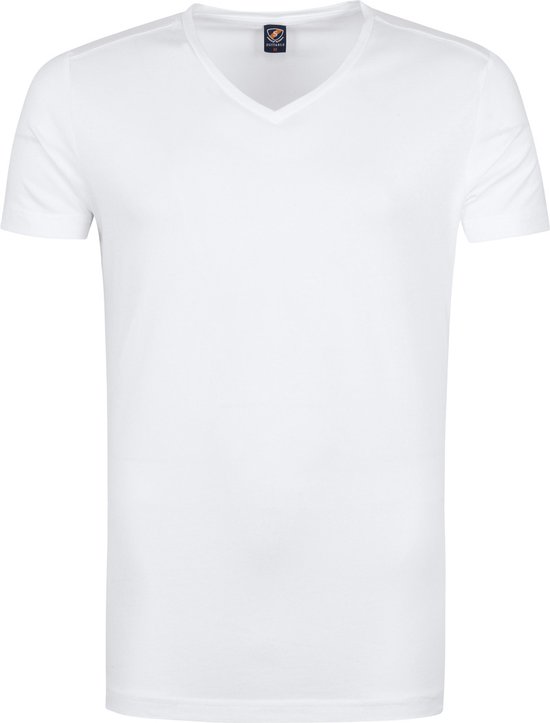 T-shirt approprié Vitasu 2-Pack V-Neck Wit - taille L