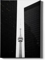 Walljar - Toronto - CN Tower - Muurdecoratie - Canvas schilderij