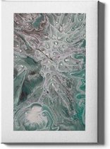 Walljar - Green River - Muurdecoratie - Canvas schilderij