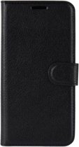 Kunstleer Bookcase Hoesje Met Pasjeshouder Samsung Galaxy A40 Zwart - Telefoonhoesje - Smartphonehoesje - Zonder Screen Protector