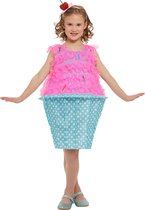 FUNIDELIA Cupcake kostuum voor meisjes - Maat: 97 - 104 cm - Roze