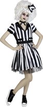 FUNIDELIA Beetlejuice kostuum voor vrouwen Tim Burton - Maat: S - Wit