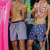 Happy Shorts Zwemshort Flamingo Zwemband -  S