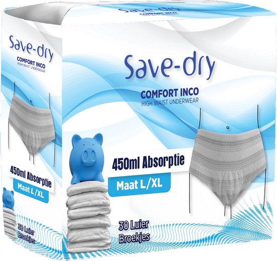 30 luiers Save-Dry | Unisex Medium | Incontinentie broekjes |... | bol.com