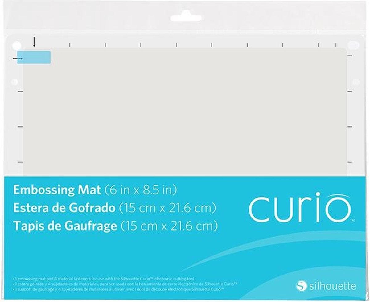 Silhouette | Curio Kleine Embossing Mat | 21,5 cm x 15,2 cm | (S-CURIO-MAT-PIX12 ) | UITLOPEND