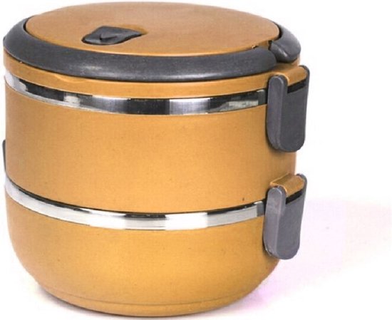 ZJchao Thermische Lunchbox met Roestvrijstalen Thermische
