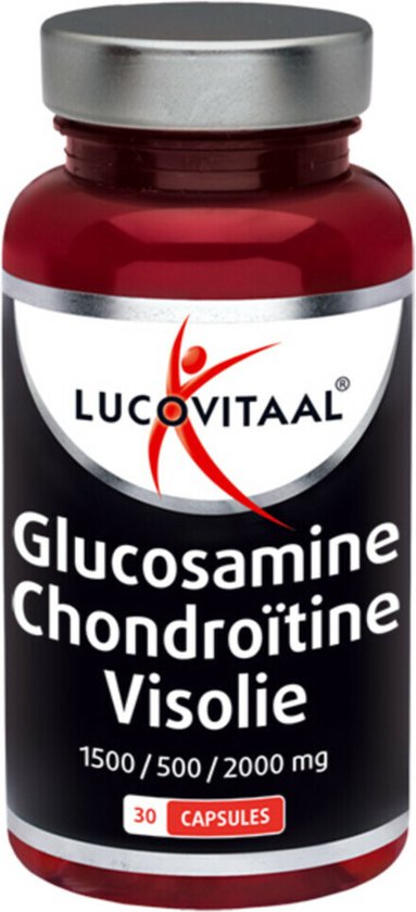 Foto: Lucovitaal glucosamine chon visolie 30 capsules voedingssupplement