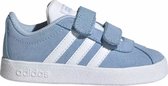 adidas Vl Court 2.0 Jongens Sneakers - Glow Blue/White/Grey Two - Maat  26
