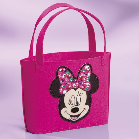 Totum Disney Minnie Mouse DIY schoudertas maken en versieren - vilt -  DIY fashion knutselen