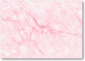 Pink Marble - Roze marmer patroon - 70x50 Canvas Liggend - Minimalist