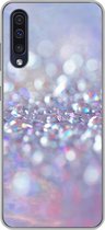 Geschikt voor Samsung Galaxy A50 hoesje - Water - Design - Abstract - Licht - Siliconen Telefoonhoesje