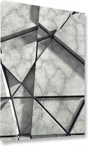 Akoestische panelen - Geluidsisolatie - Akoestische wandpanelen - Akoestisch schilderij AcousticBudget® - paneel met achtergrond van beton - design 89 - 40x60 - Wanddecoratie - woo