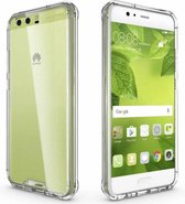 Crystal Backcase Transparant Shockproof Hoesje Huawei P10 Transparant - Telefoonhoesje - Smartphonehoesje - Zonder Screen Protector
