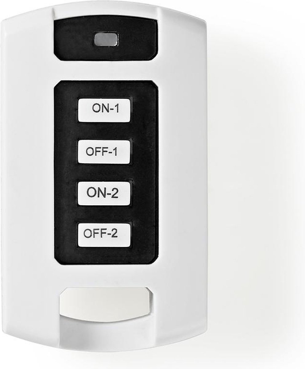 Nedis RF-Afstandsbediening - 2 Kanalen - Programmeerbare knoppen