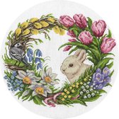 Borduurpakket Panna Spring Wreath PS-1787