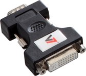 V7 V7E2VGAMDVIIF-ADPTR VGA DVI-I Zwart kabeladapter/verloopstukje