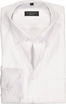 ETERNA comfort fit overhemd - Oxford button-down - wit - Strijkvrij - Boordmaat: 52