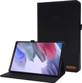Case2go - Tablet hoes geschikt voor Samsung Galaxy Tab A8 (2022 & 2021) - 10.5 Inch - Book Case met Soft TPU houder - Zwart