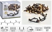 S.I.A.Koppelbare Kerstverlichting Starter Set 100 LEDs 10M IP44