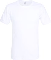 Ceceba heren T-shirt fijnrib regular fit (1-pack) - O-hals - wit - Maat: XXL