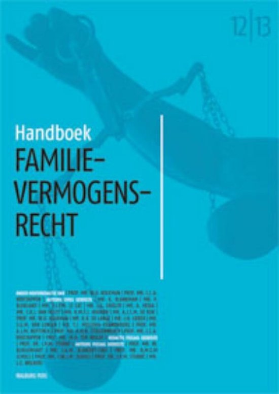 Cover van het boek 'Handboek familievermogensrecht / 2013/2014 + CD-Rom'