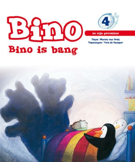 Cover van het boek 'Bino en zijn gevoelens / 4: Bino is bang'