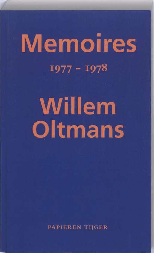 Cover van het boek 'Memoires 1977-1978'