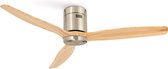 CREATE - WINDCALM DC STYLANCE NICKEL - Plafondventilator - met wifi 132 cm - Ventilator met afstandsbediening - 6 snelheden - Timer - Zomer/Winter functie