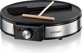 Cloer 6630 Crêpes Maker Zwart/RVS