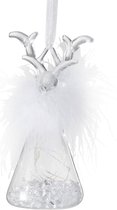 Kerstballen | glas | transparant | 6.5x6.5x (h)14 cm