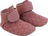 Lodger Babyslofjes - Walker Tribe - Donkerroze - 15-18M - Antislip - Soepel leer - Klittenbandsluiting