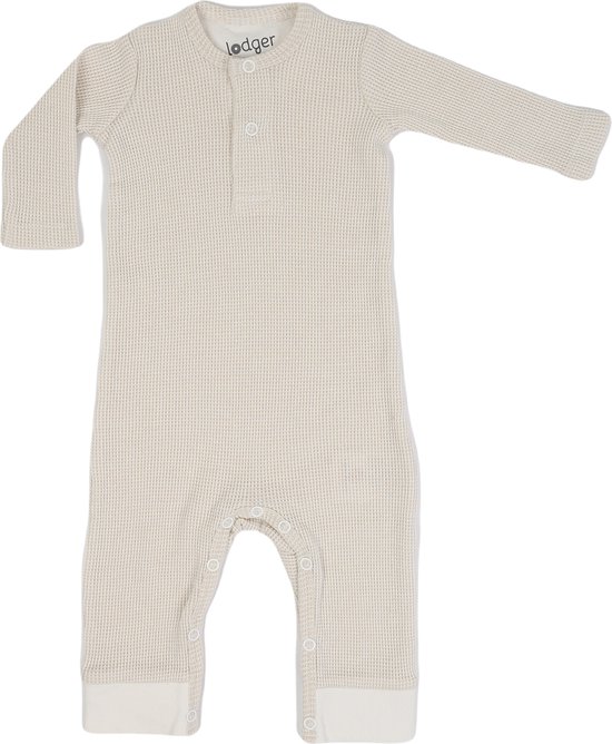 Lodger Jumpsuit Baby - Jumper Ciumbelle - Gebroken Wit - 100% katoen - Ademend - Veilige pasvorm - maat 62
