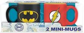 DC COMICS - Set 2 mini-mugs - 110 ml - Batman & Flash x2