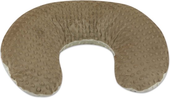 Voedingskussen - minky stof - 80 cm - cappuccino crème van Chicco — afbeelding 2