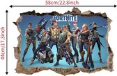 Muursticker Fortnite - Kinderkamer - Jongenskamer - Muurdecoratie - Wandsticker - Sticker Voor Kinderen 45×60CM 1